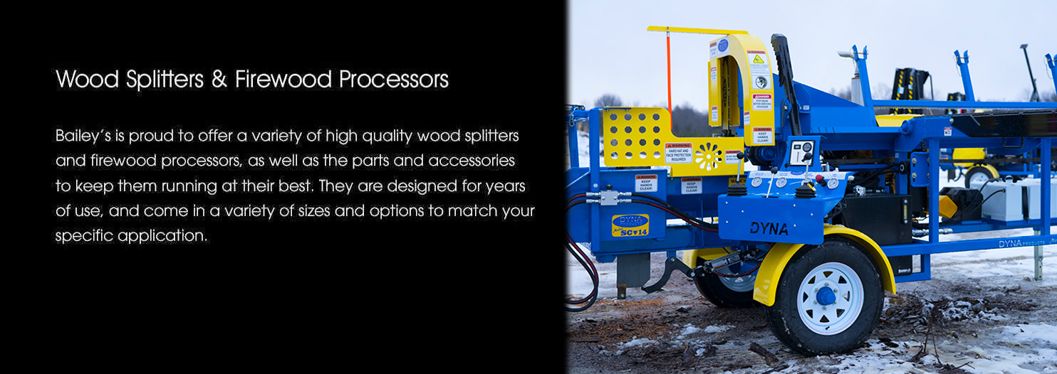 Wood Splitters &  Firewood Processors