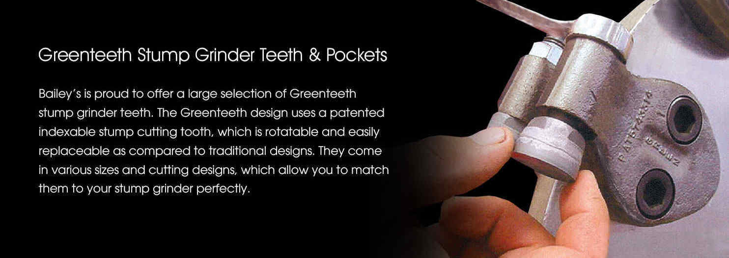 Greenteeth Stump Grinder Teeth & Pockets