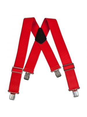 Bailey's Logger Wear Red Clip Suspenders