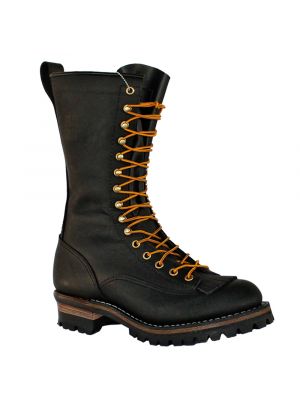 Red Dawg Lace-to-Toe Vibram Boots (Black)