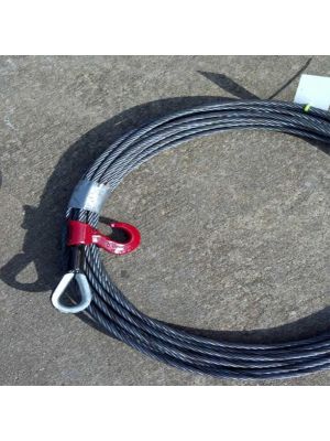 Beaver Squeezer Replacement Winch Line w/Hook 150'