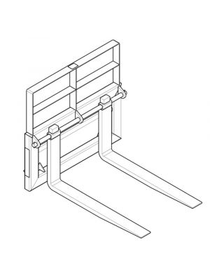 Boxer Fork + Frame Pallet (Pin Style) 42