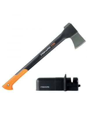 Fiskars Sharpener With X15 Chopping Axe (2.3 lbs) with 23.5