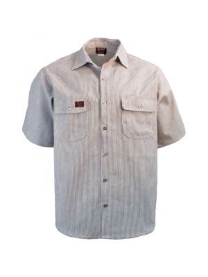 Bailey's Logger Wear Short Sleeve Button Hickory Shirt
