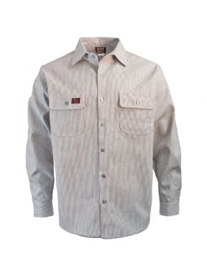 Bailey's Logger Wear Long Sleeve Button Hickory Shirt