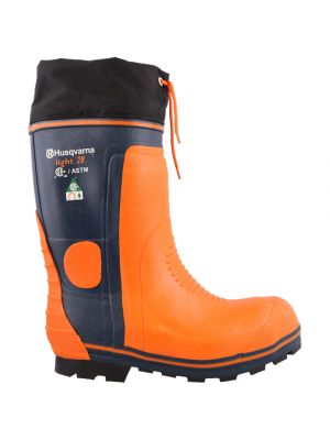 Husqvarna Rubber Waterproof Logger Boots (Orange)