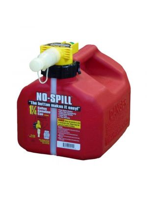 No-Spill 1-1/4 Gallon Gas Can (Red) CARB Approved