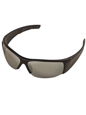 Stihl Black Wrap Glasses (Silver Lens)
