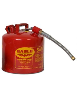 Eagle 5 Gallon Type II Steel Safety Gas Can (Red)