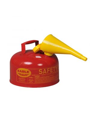 Eagle 2 Gallon Type I Steel Safety Gas Can (Red) CARB Approved