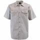 Prison Blues Short Sleeve Button Hickory Shirt