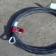 Beaver Squeezer Replacement Winch Line w/Hook 100'