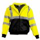 Dicke Class III Hi-Vis Full Zip Safety Sweatshirt (Yellow)