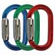 DMM Ultra O Locksafe Aluminum Oval Carabiners (3 Pack) A327-P3
