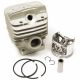 Meteor Piston & Cylinder Assembly (52mm) for Stihl 064 & MS 640 Chainsaws (Replaces 1122-020-1203)