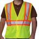 Dicke Class II Hi-Vis 5-Point Tear Away Mesh Safety Vest (Lime Yellow)